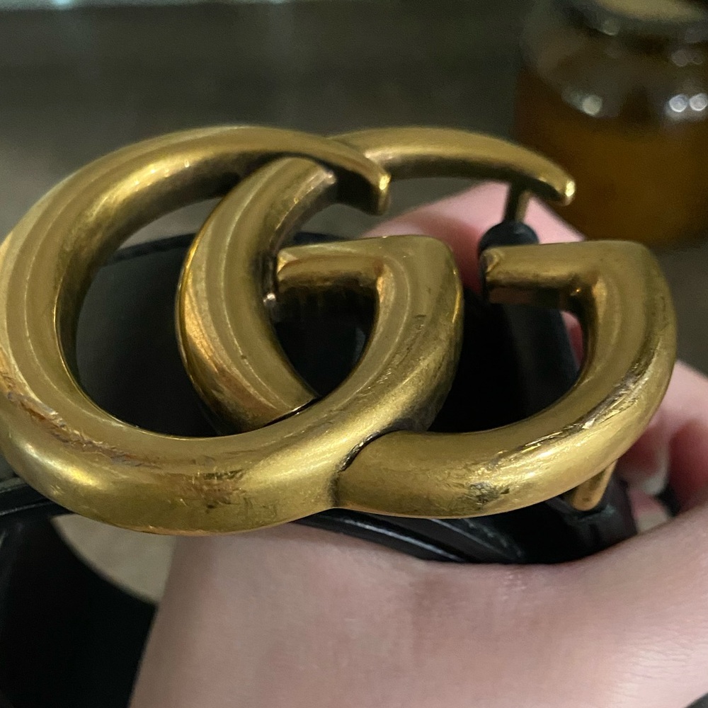 Gucci Black Leather Belt - Picture 4 of 7